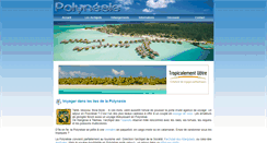 Desktop Screenshot of iles-polynesie.fr