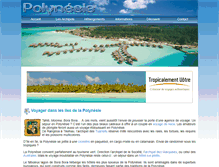 Tablet Screenshot of iles-polynesie.fr